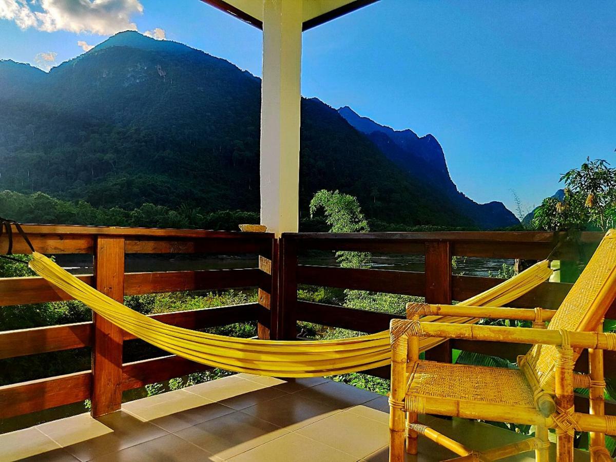 Riverview Bungalows & Gh Muang Ngoi Bagian luar foto